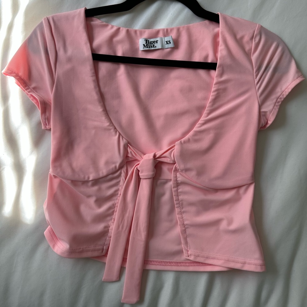 Tiger mist pink top